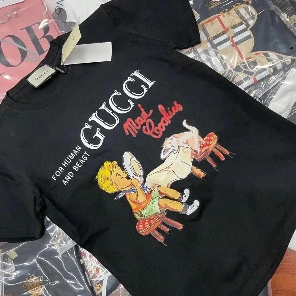 Gucci Gucci Mad Cookies Black T-Shirt Black - 1