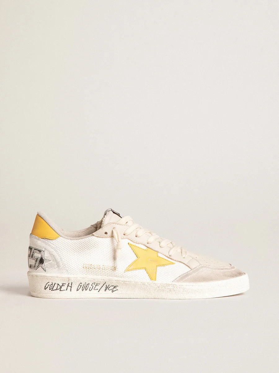 Golden Goose Golden Goose Super-Star White/Yellow Sneakers White - 1