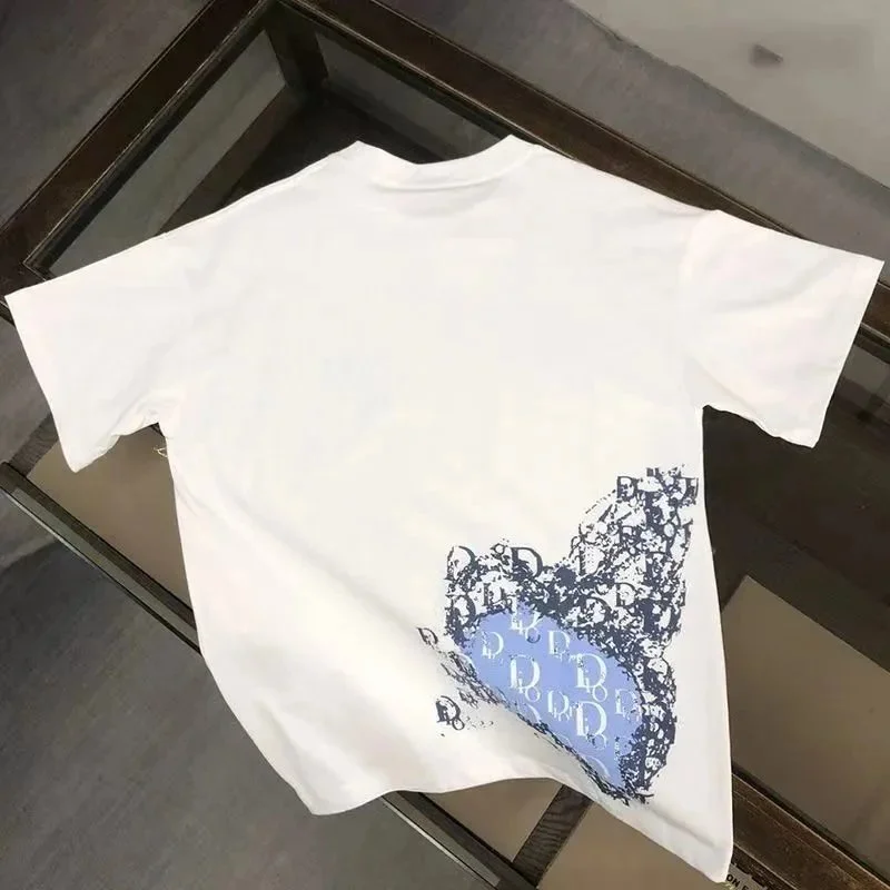 Dior Dior White 'DD' Print T-Shirt White - 1