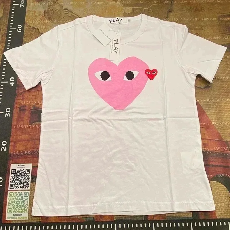 Comme des Garçons Comme des Garçons PLAY Heart T-Shirt White White