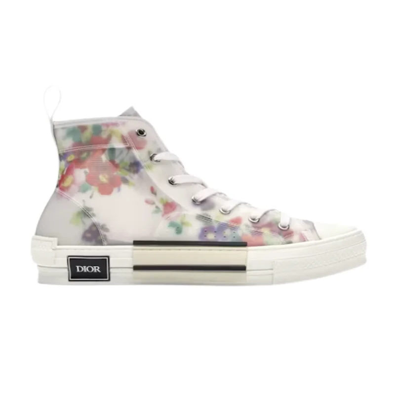 Dior Dior B23 Floral High Top Sneakers Multicolor - 1