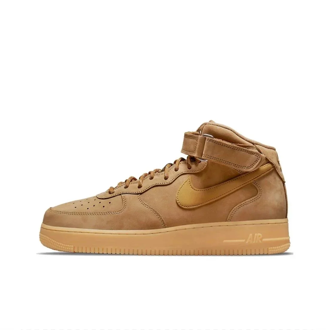 Nike Nike Air Force 1 Mid Wheat/Gold Sneakers Brown - 1