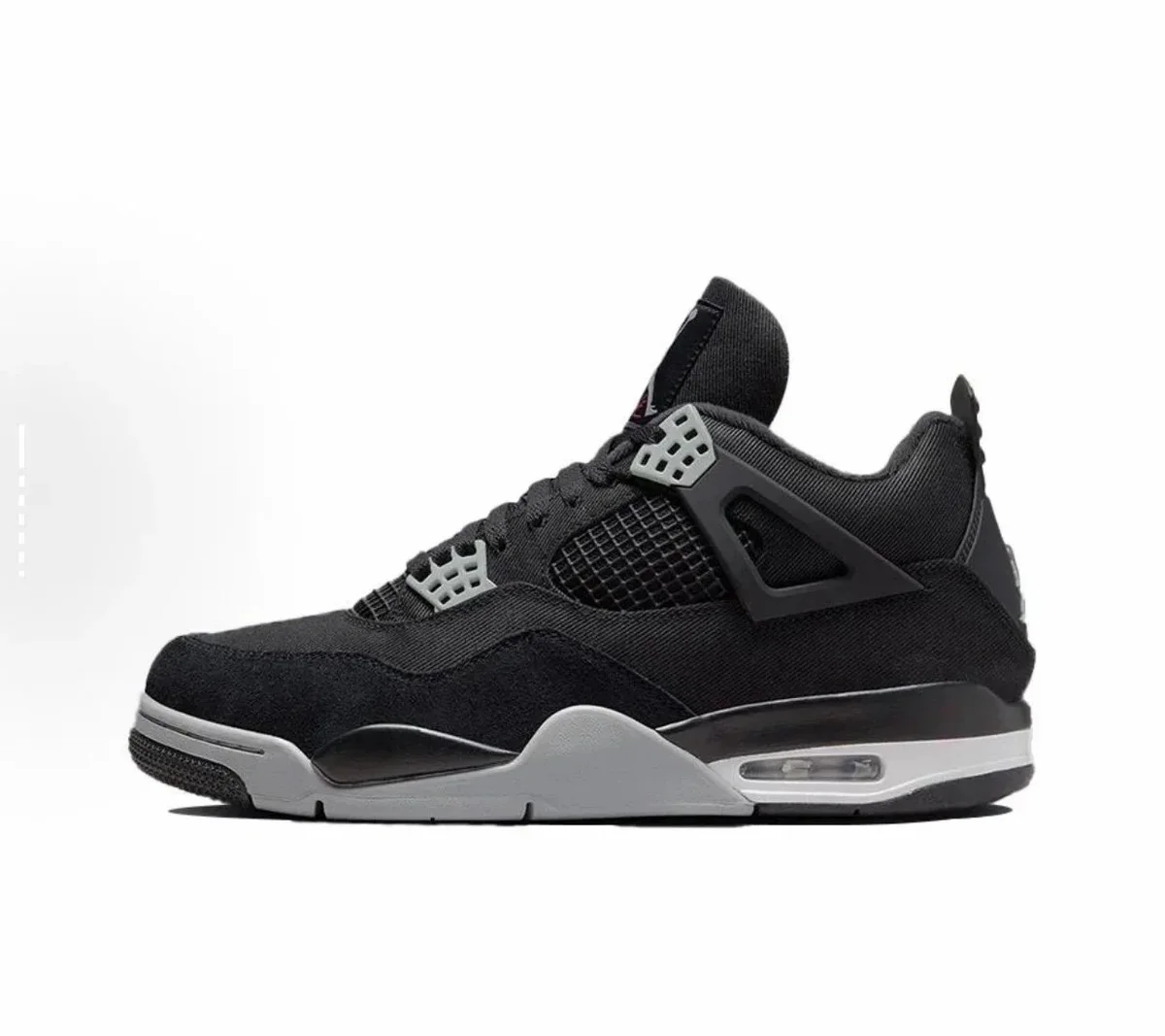 Jordan Nike Air Jordan 4 Black Cement Sneakers Black - 1
