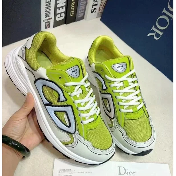 Dior Dior Lady Dior Lime Green Sneakers Green - 1