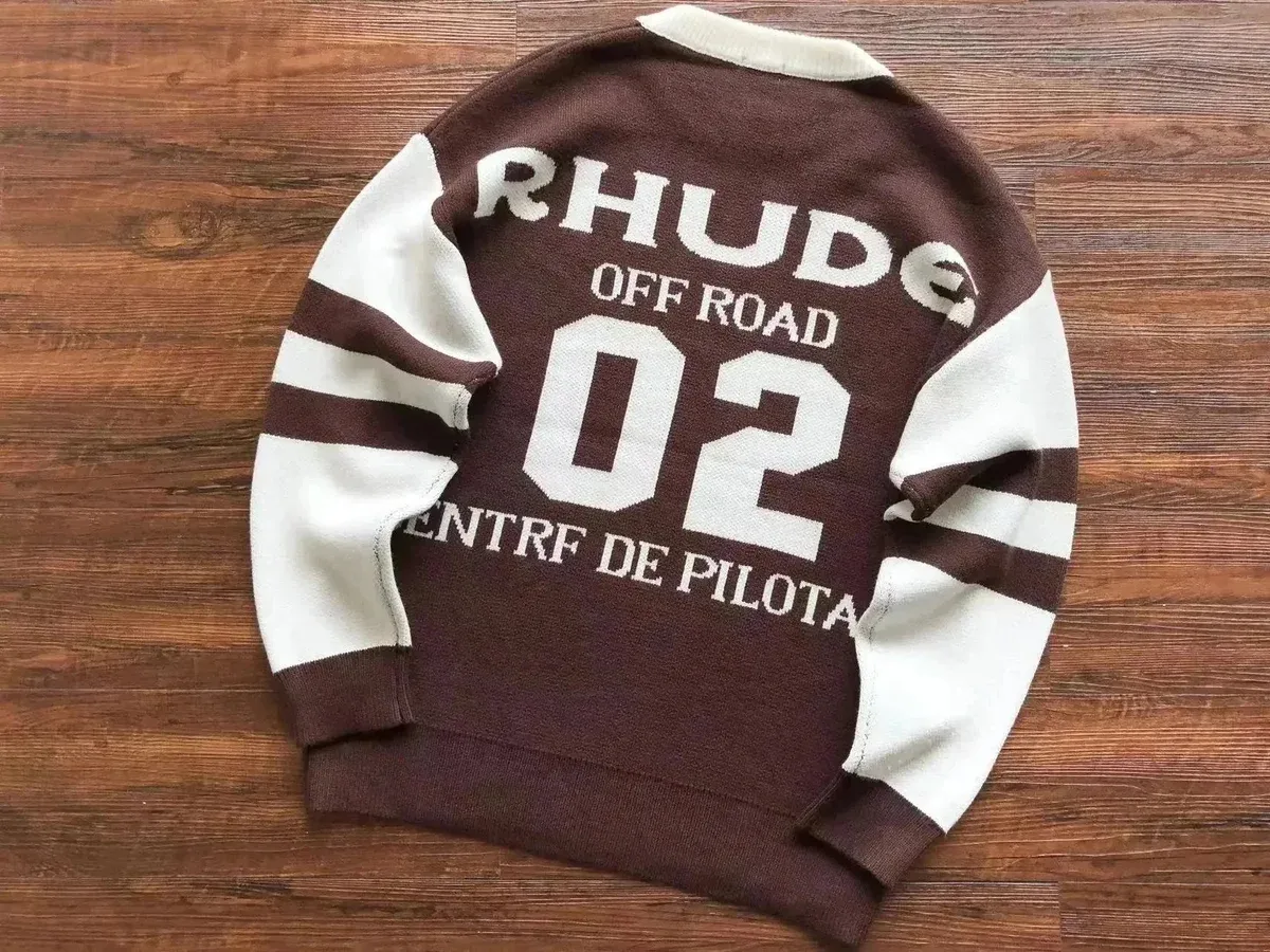 Rhude Rhude Off Road 02 Sweater Brown - 1