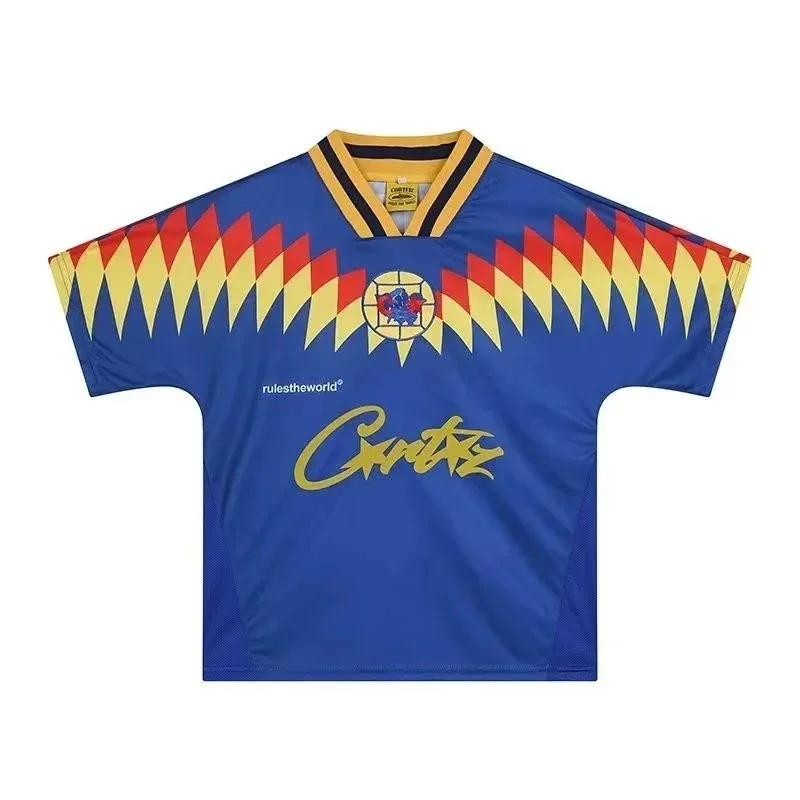 Trapstar Trapstar Corteiz Rules the World Jersey Blue Blue - 1