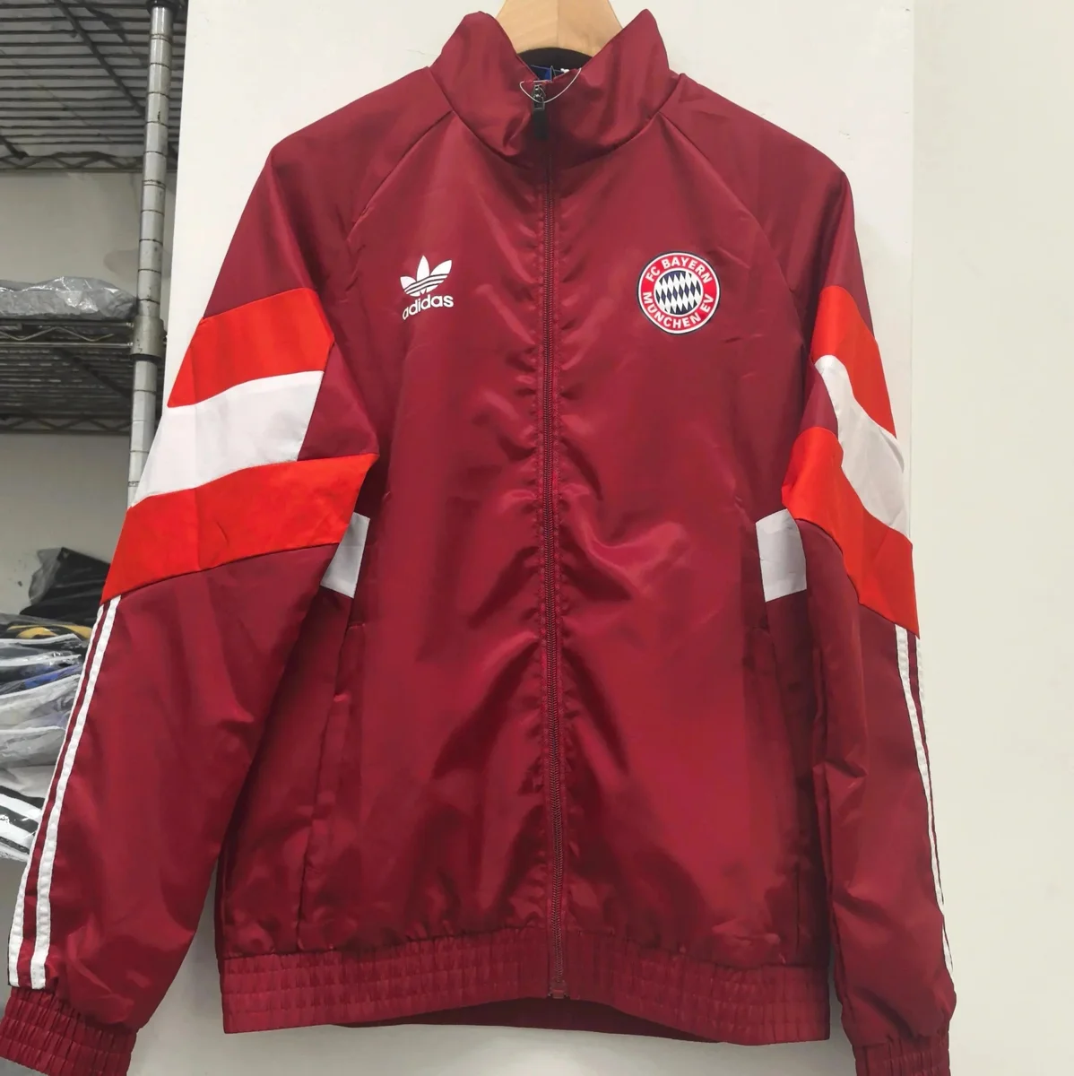 Adidas Adidas FC Bayern Munich Track Jacket Red Red - 1