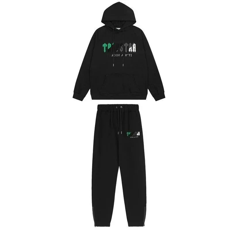 Trapstar Trapstar Shooters Black Hoodie & Pants Set Black - 1