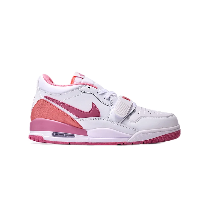 Jordan Nike Air Jordan 3 White Pink Low Sneakers Pink - 1