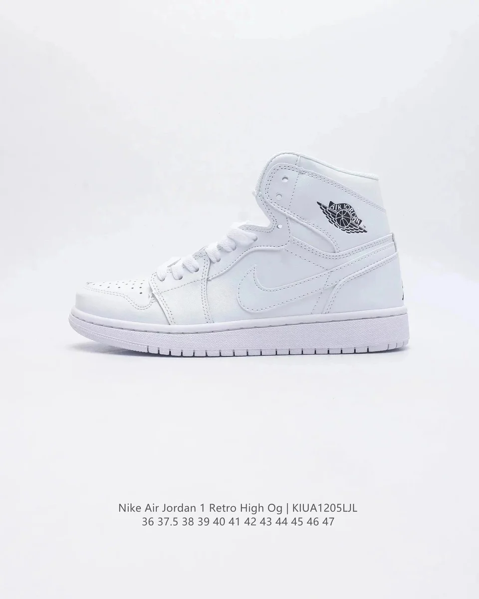 Jordan Nike Air Jordan 1 Retro High Og White White - 1