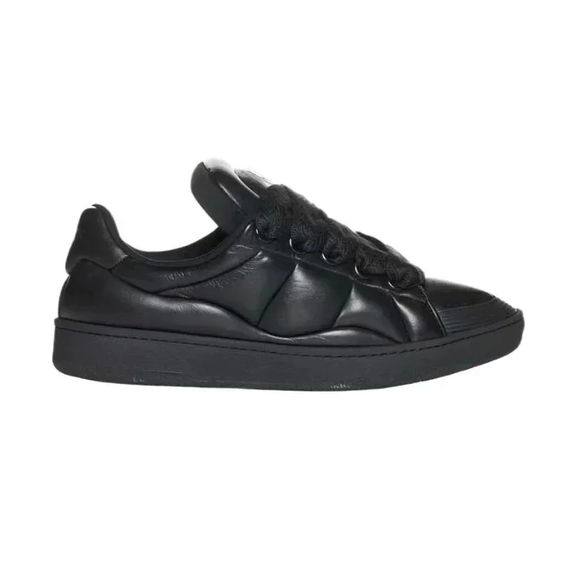 Balenciaga Balenciaga Triple S Black Leather Sneakers Black - 1