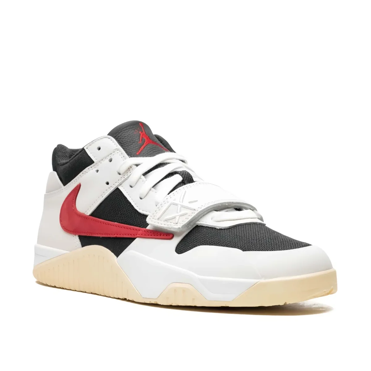Jordan Nike Air Jordan 1 White/Black/Red Sneakers White - 1