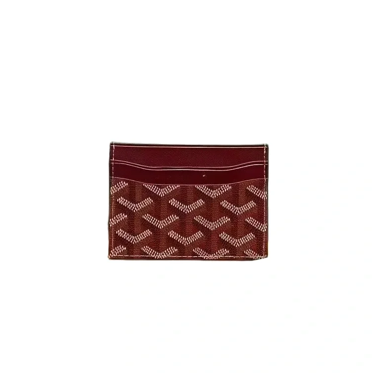 Goyard Goyard Saint Louis Card Holder Burgundy Brown - 1