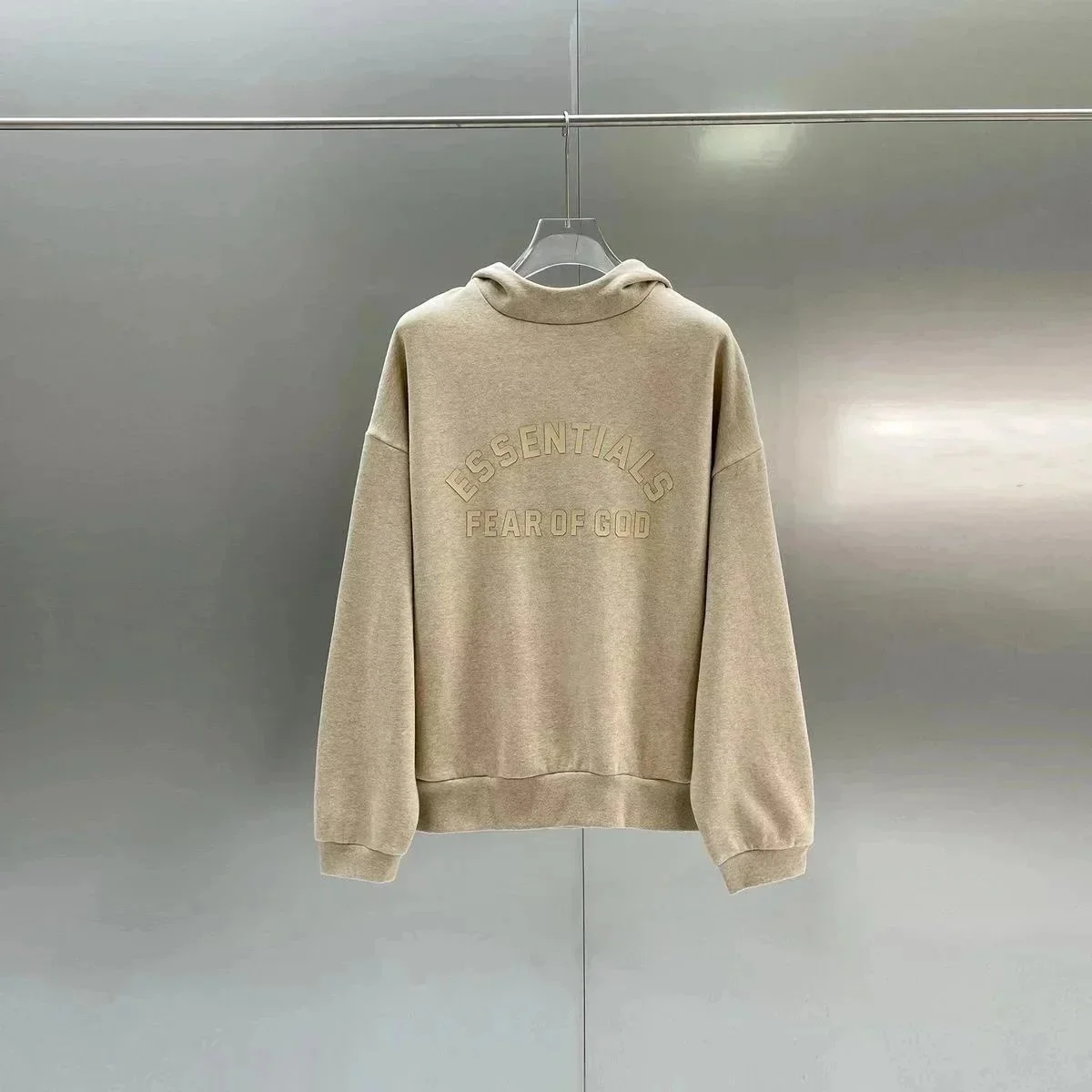 Fear of God Fear of God Essentials Beige Hoodie Beige - 1