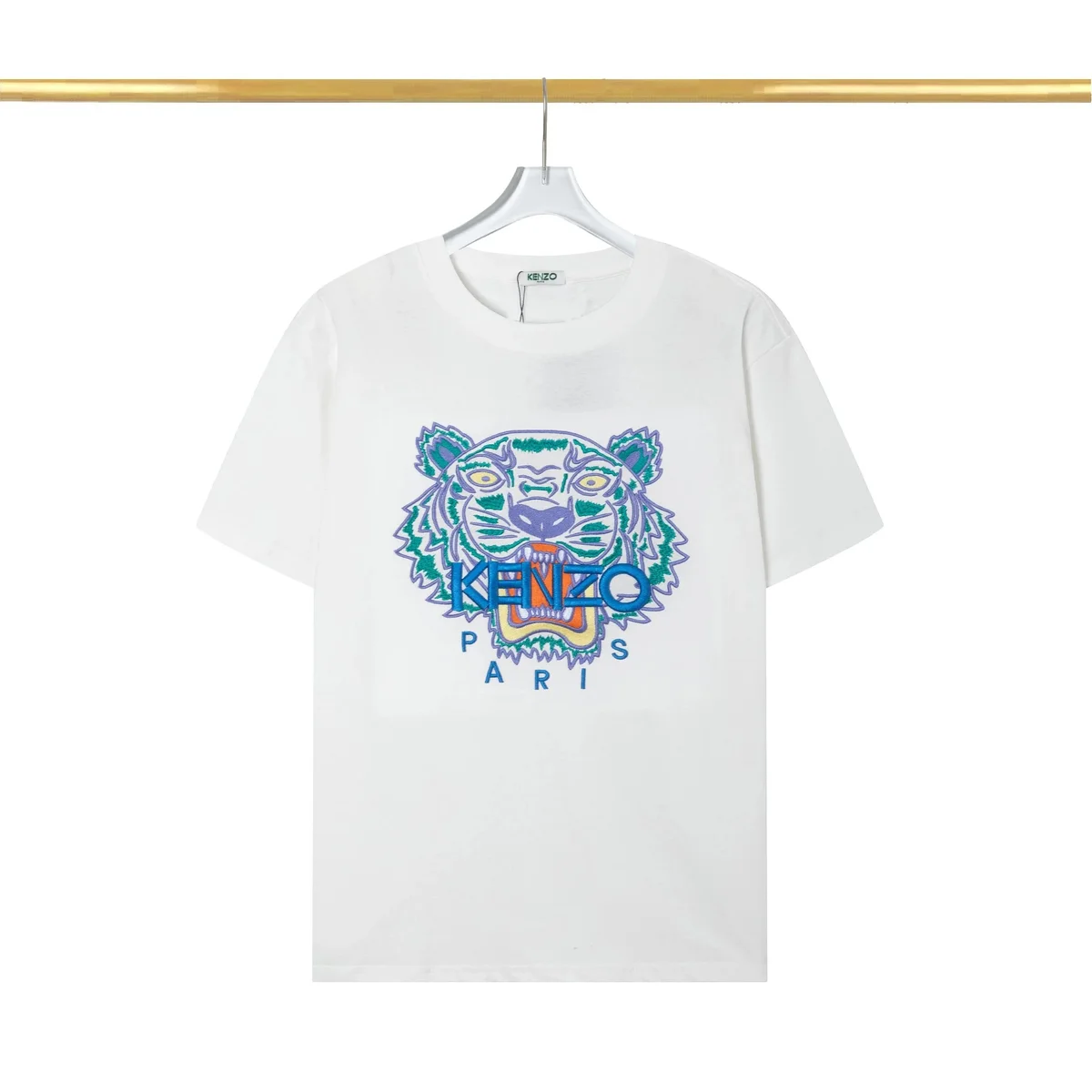 Kenzo Kenzo White Tiger Head T-Shirt White