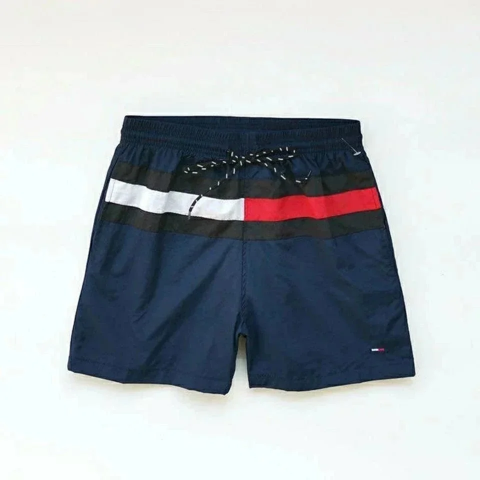 Tommy Hilfiger Tommy Hilfiger Navy Blue & Stripe Swim Shorts Navy - 1