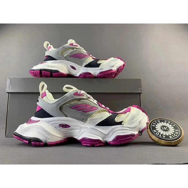 Balenciaga Balenciaga Triple S Grey/Pink Sneakers Grey - 1