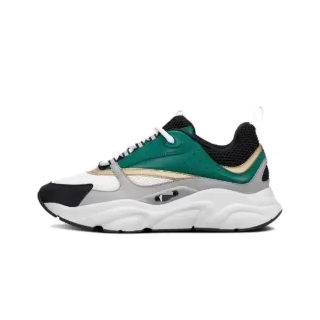 Fila Unisex Chunky Sneaker in Green, White & Black Green - 1