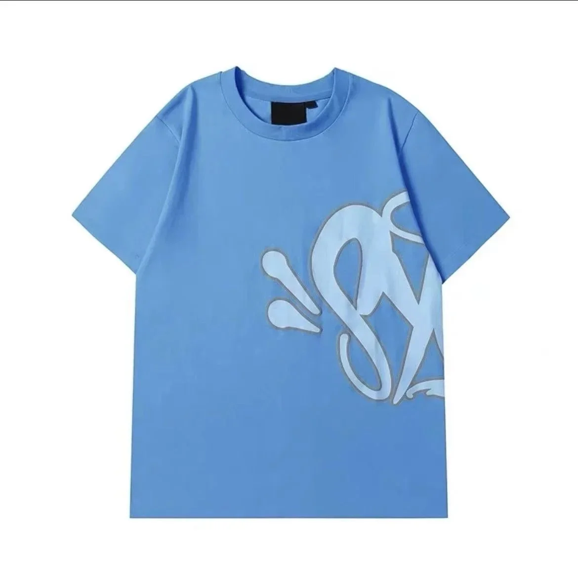 Other Blue Graphic Print T-Shirt Blue - 1