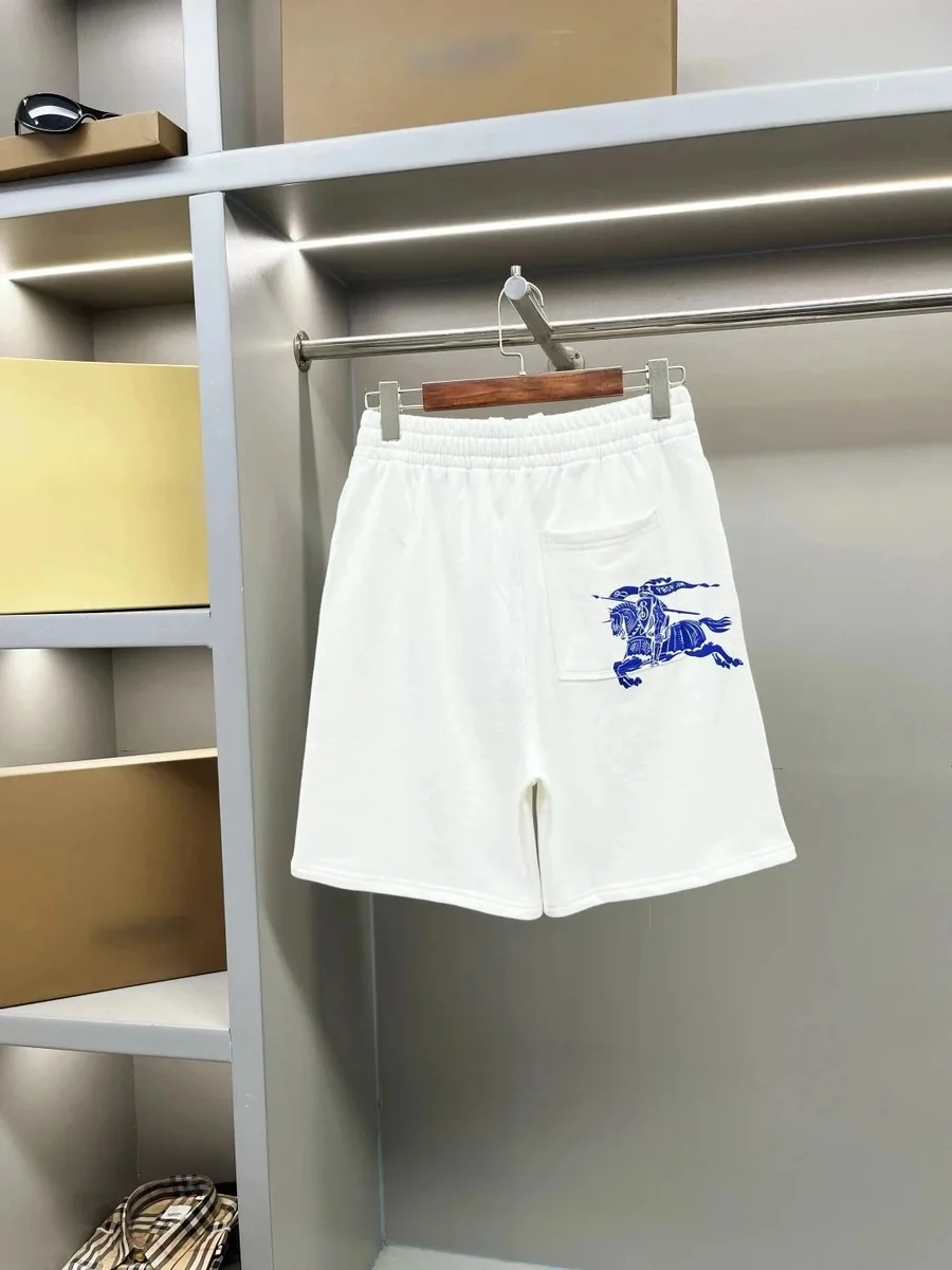 Burberry Burberry White Horse Print Shorts White - 1