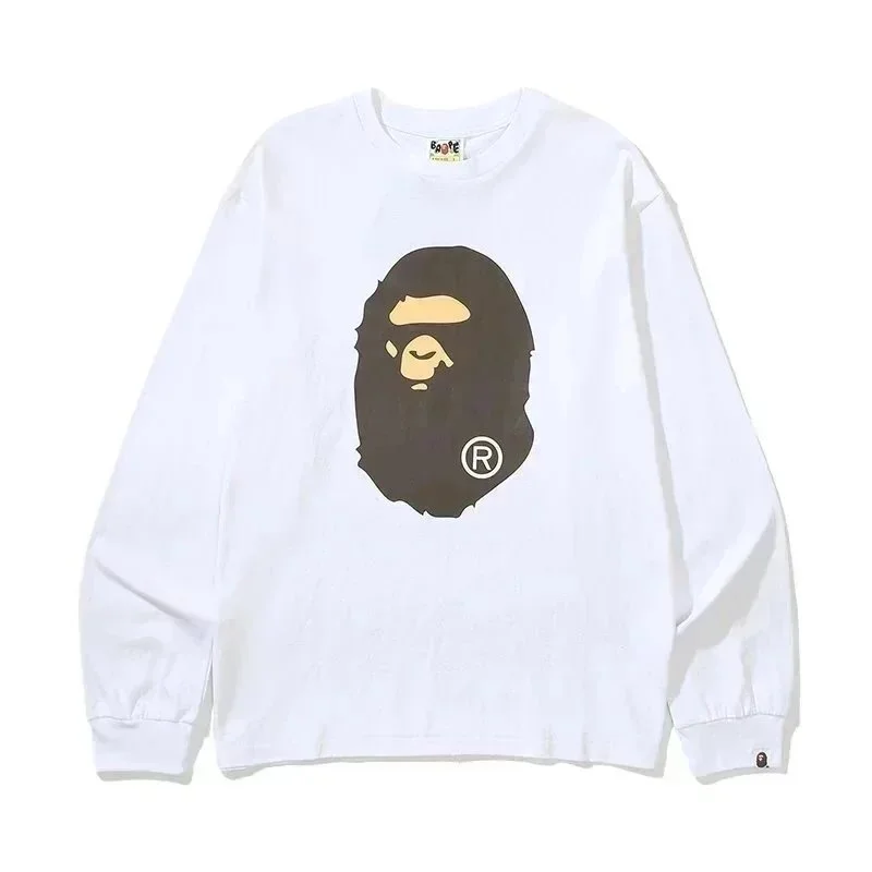 A Bathing Ape A Bathing Ape BAPE STA White Long Sleeve T-Shirt White - 1
