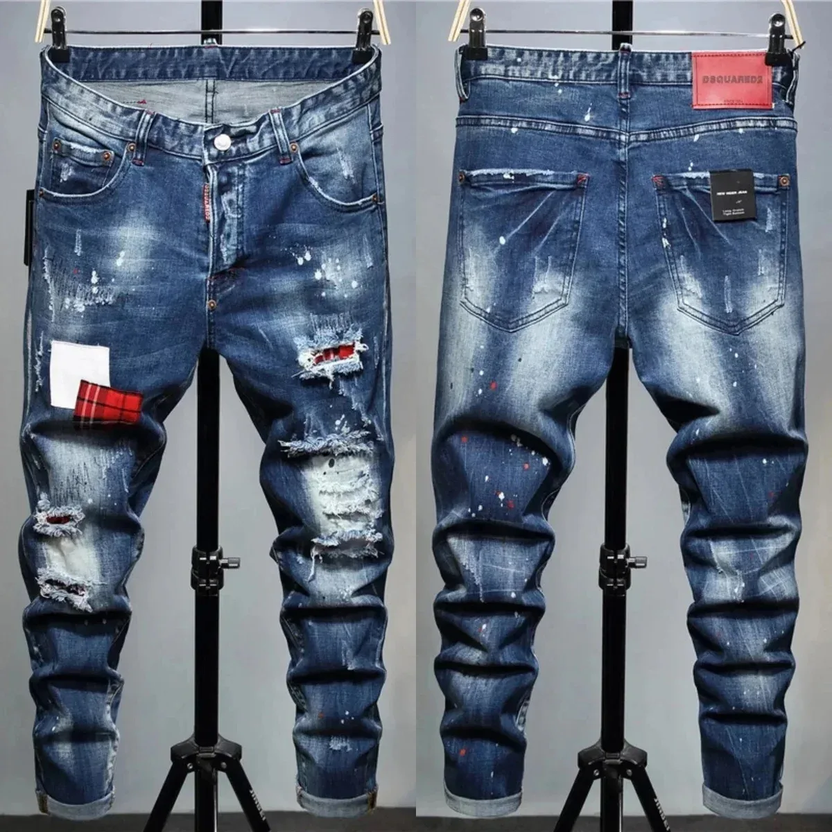 DSQUARED2 Cool Guy Distressed Jeans Blue