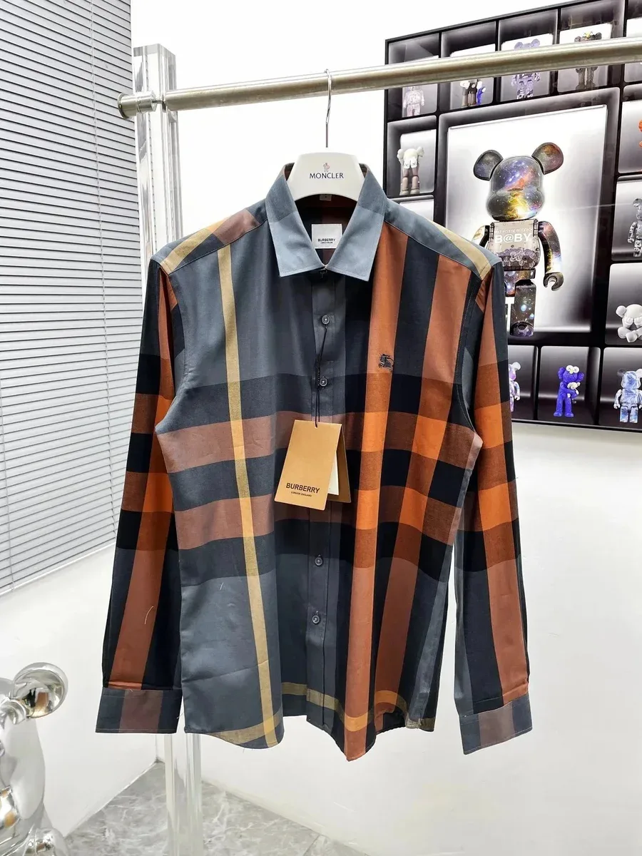 Burberry Burberry Plaid Long Sleeve Shirt Multicolor - 1