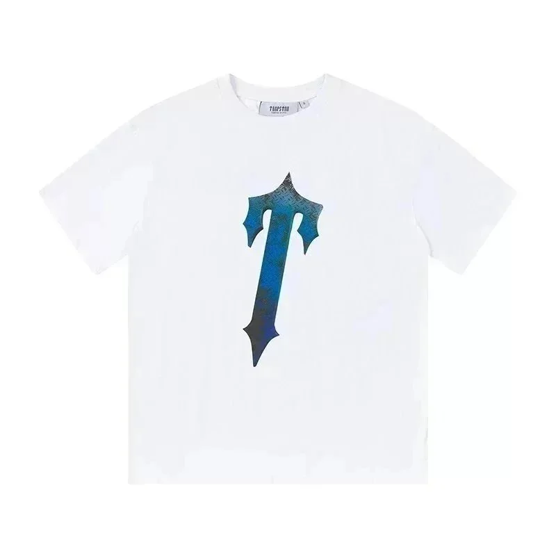 Trapstar Trapstar T-Shirt White Blue Logo White - 1