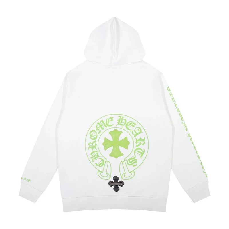 Chrome Hearts Chrome Hearts White 'One Heart' Hoodie White - 1