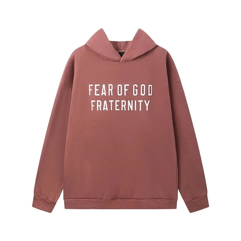 Fear of God Fear of God Fraternity Dusty Rose Hoodie Brown - 1
