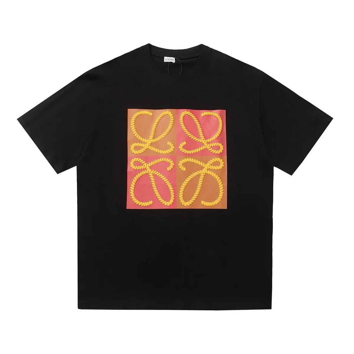 Loewe Loewe Anagram Black T-Shirt Black - 1