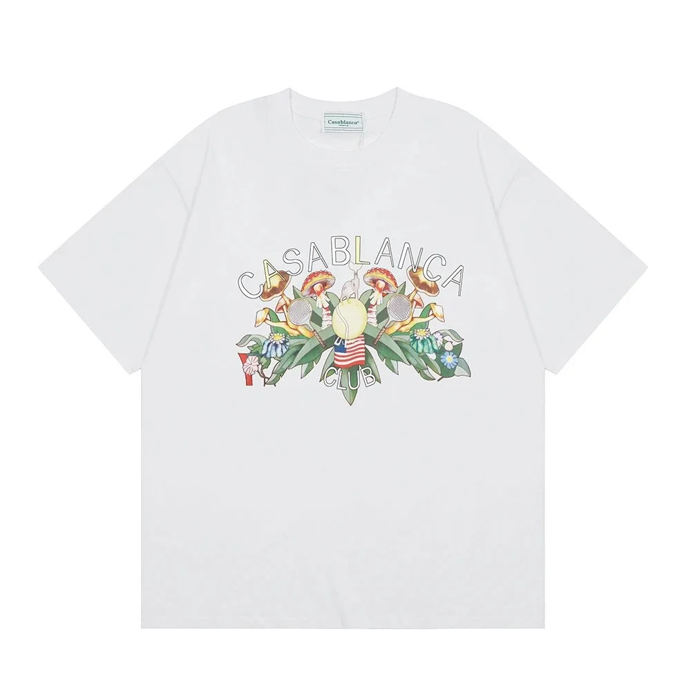Casablanca Casablanca Tennis Club White T-Shirt White - 1