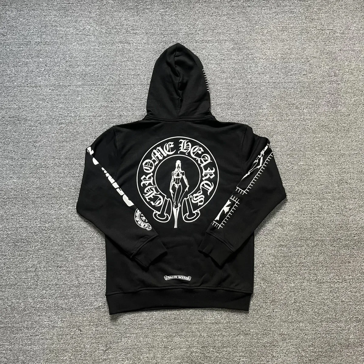 Chrome Hearts Chrome Hearts Black 'The One Head' Hoodie Black - 1