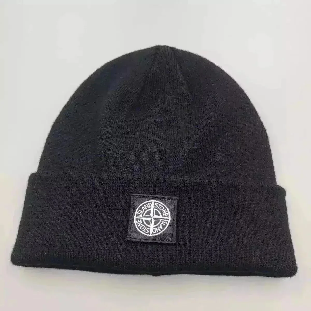 Stone Island Stone Island Beanie Black Headwear Black