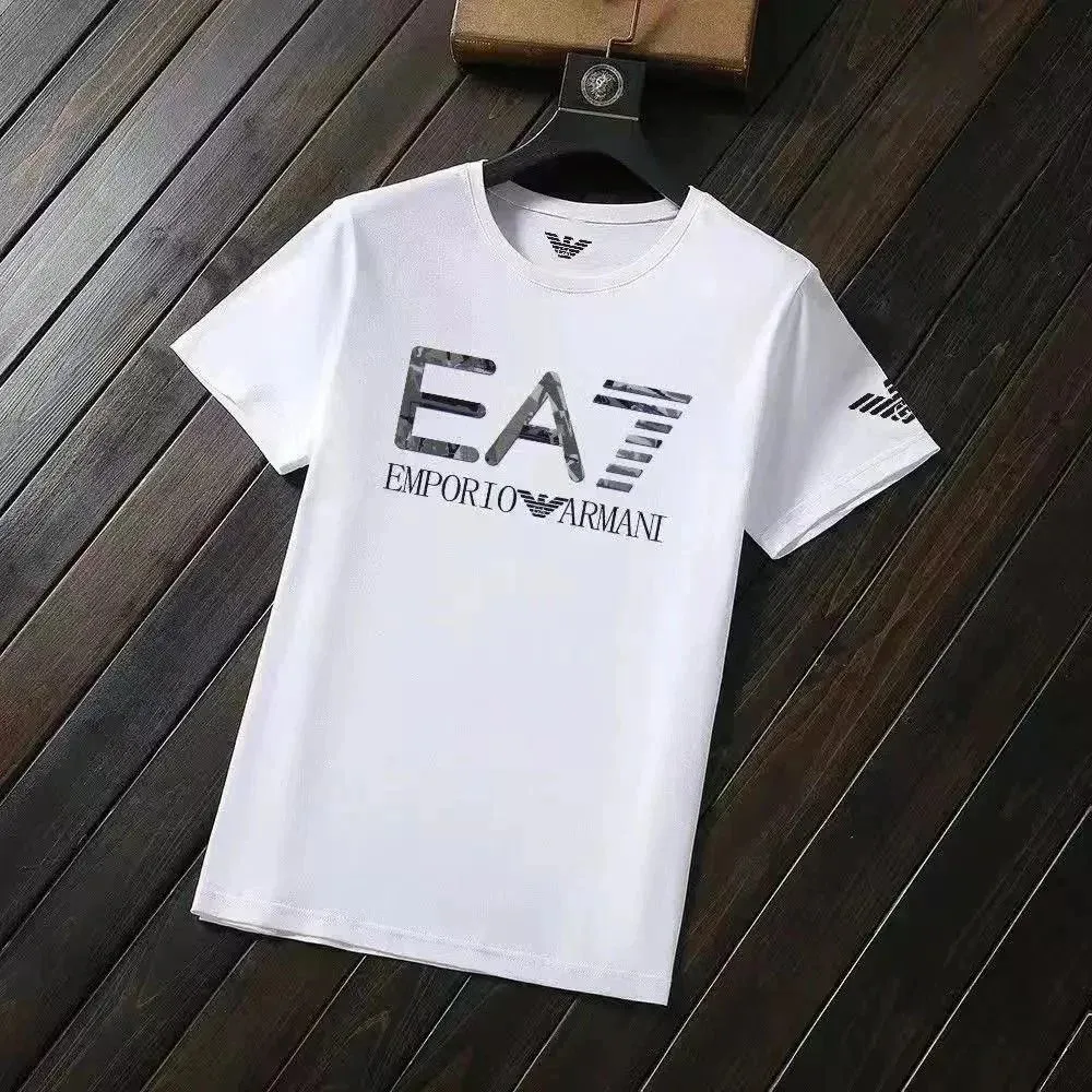 Armani Emporio Armani EA7 White Logo T-Shirt White - 1