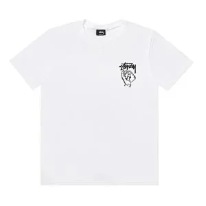 Stussy Stussy Basic Logo White T-Shirt White - 1
