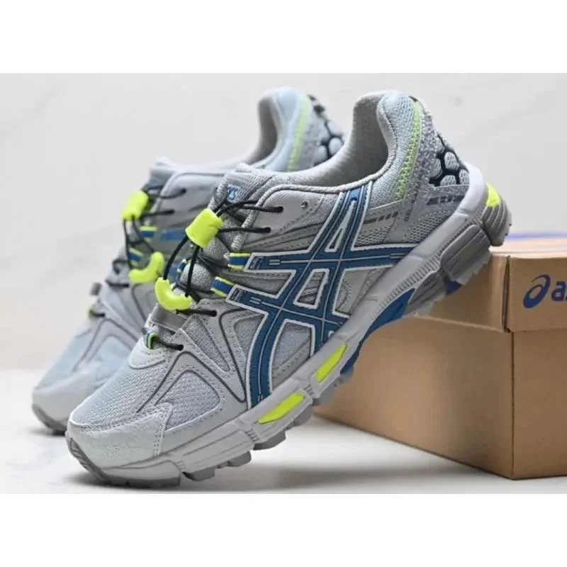 ASICS ASICS Gel-Kayano Grey/Blue Yellow Sneakers Grey - 1