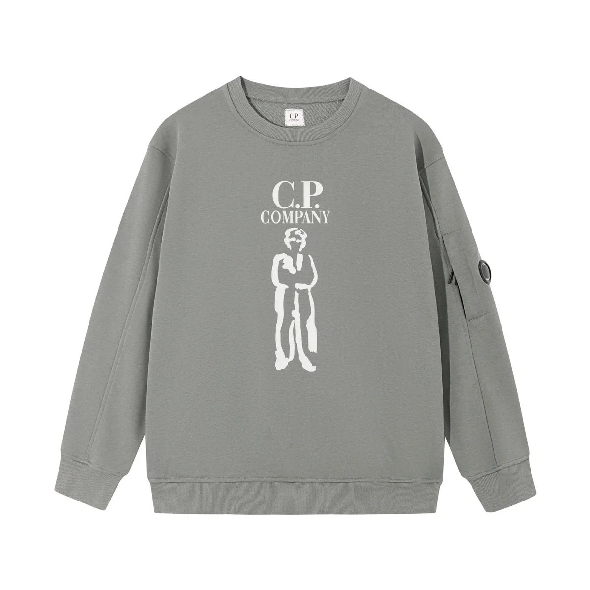 CP Company CP Company Grey Graphic Sweatshirt Grey - 1