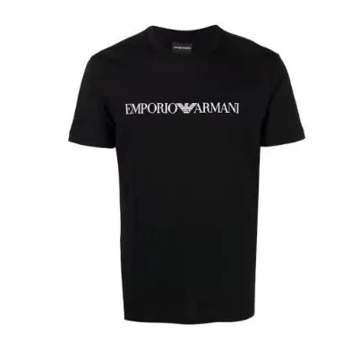 Armani Emporio Armani Black Logo T-Shirt Black - 1