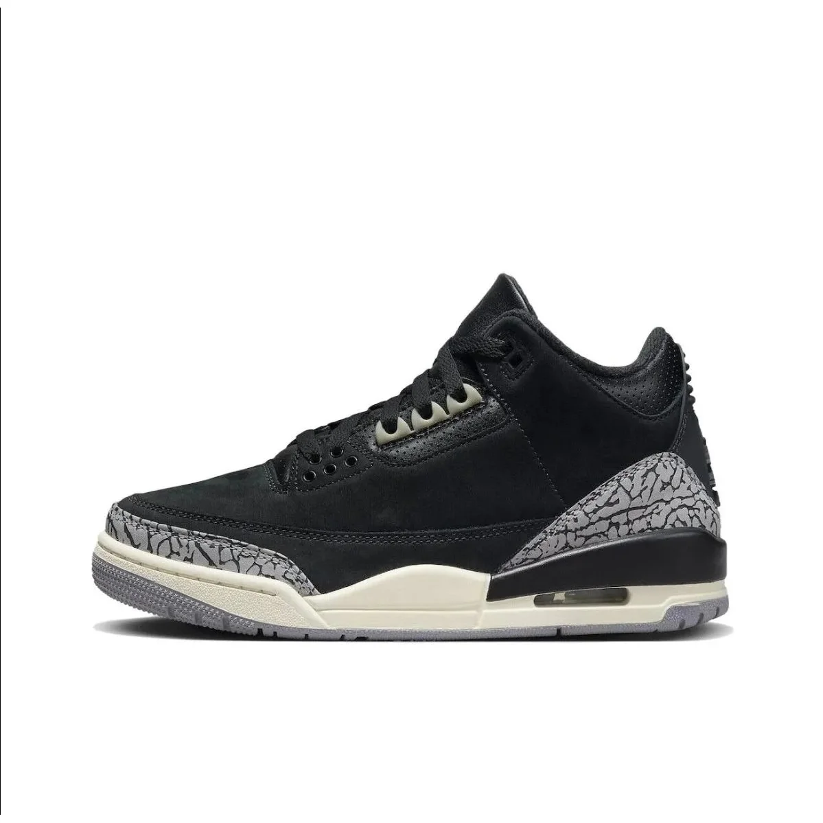 Jordan Nike Air Jordan 3 Black Cement Sneakers Black - 1