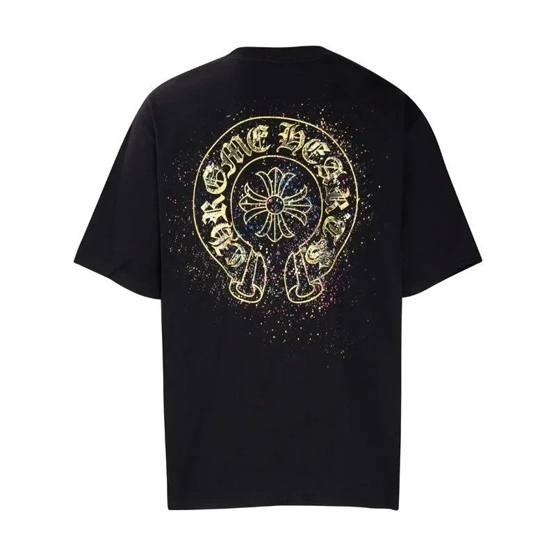 Chrome Hearts Chrome Hearts Black 'The Heart' T-Shirt Black - 1