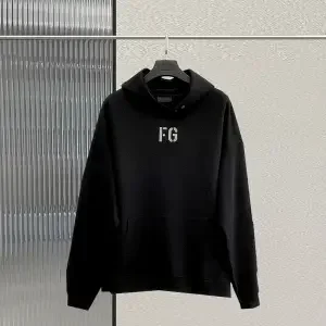 Fear of God Fear of God Essentials Black Hoodie Black - 1