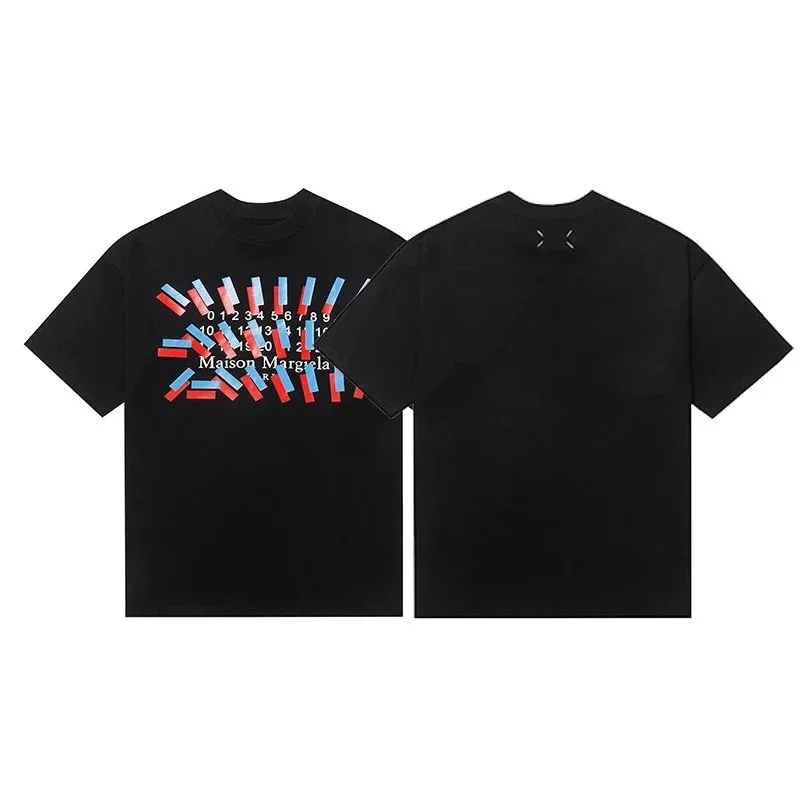 Maison Margiela Maison Margiela Painted T-Shirt Black Black - 1