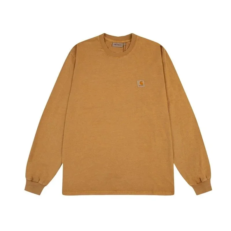 Carhartt Carhartt Long Sleeve T-Shirt in Brown Brown - 1