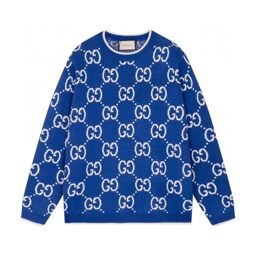 Gucci Gucci GG Monogram Blue Sweater Blue - 1