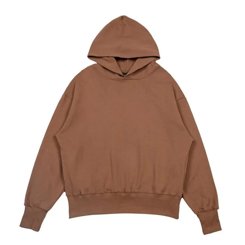 Other Unisex Brown Hoodie Sweatshirt Brown - 1