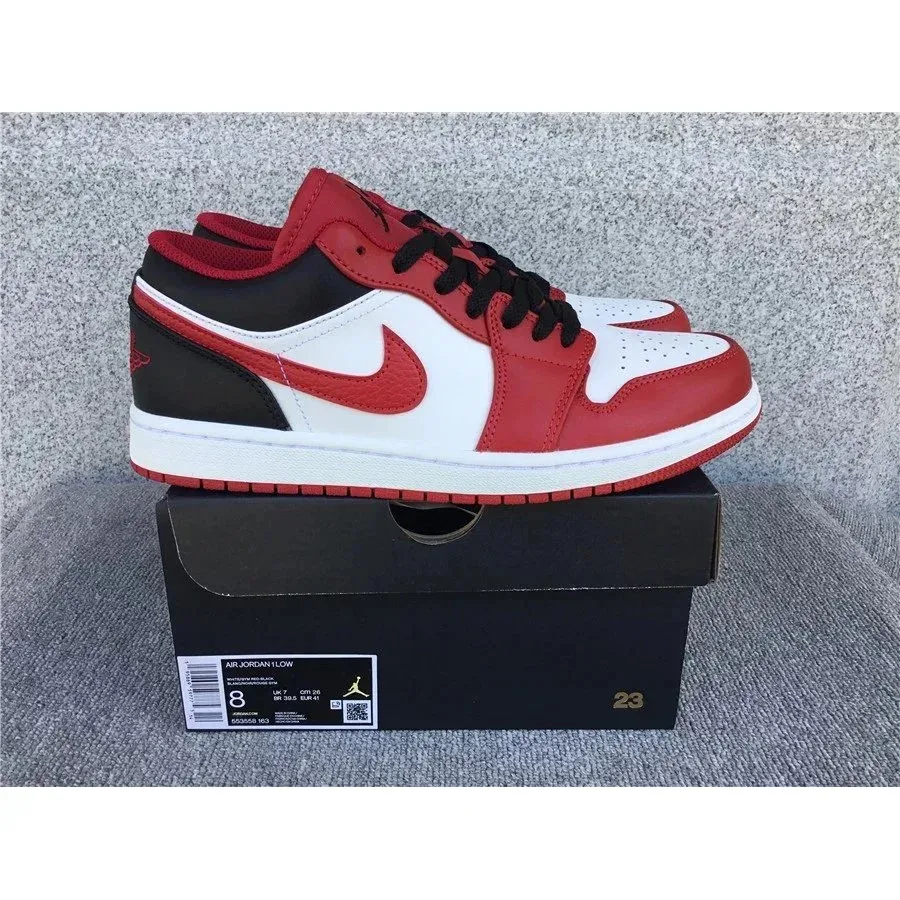 Jordan Nike Air Jordan 1 Low 'Chicago' Sneakers Red - 1