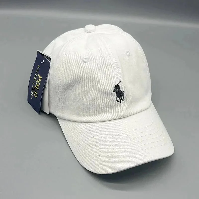 Polo Ralph Lauren Polo Ralph Lauren White Pony Logo Cap White - 1