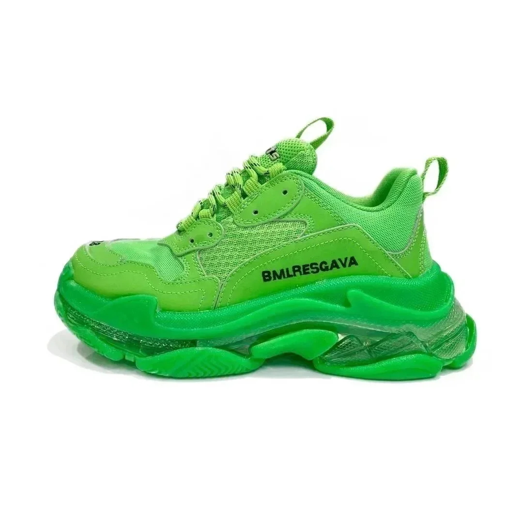 Balenciaga Balenciaga Triple S Green Sneakers Green - 1
