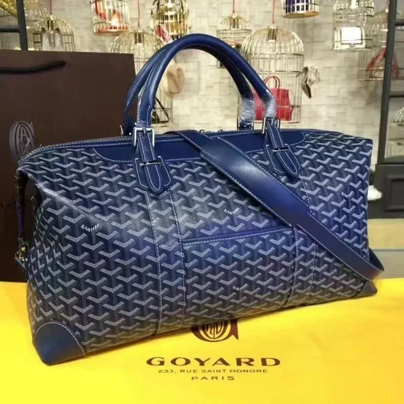 Goyard Goyard Saint Louis Blue Travel Bag Blue - 1